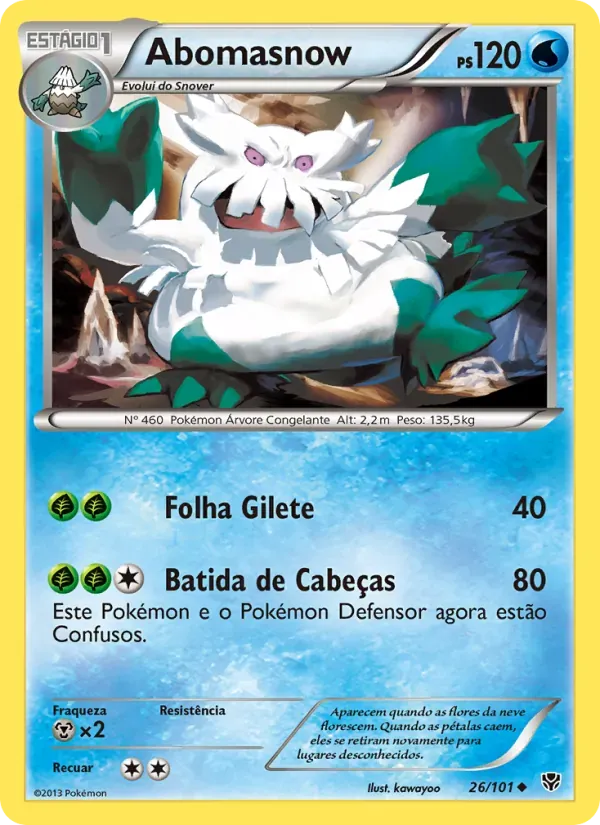 Abomasnow 26/101 Explosão de Plasma