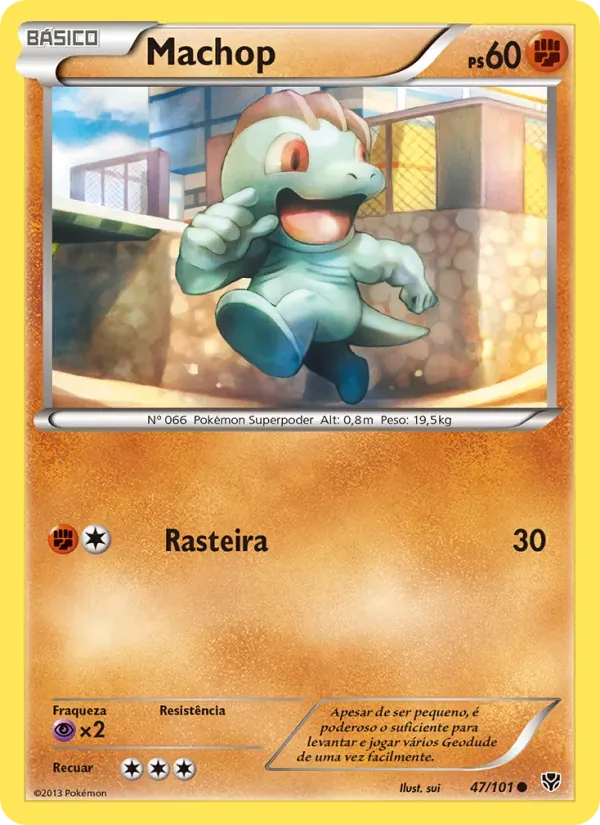 Machop 47/101 Explosão de Plasma