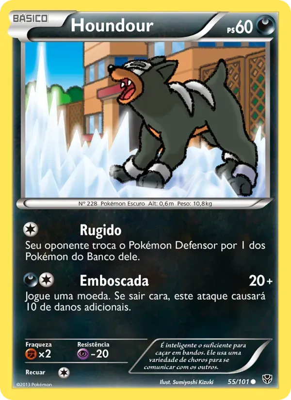 Houndour 55/101 Explosão de Plasma