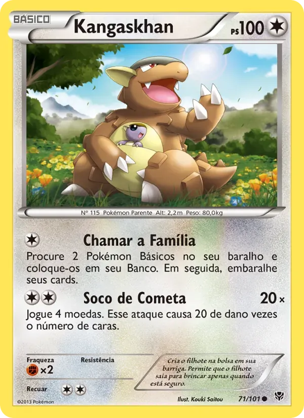 Kangaskhan 71/101 Explosão de Plasma