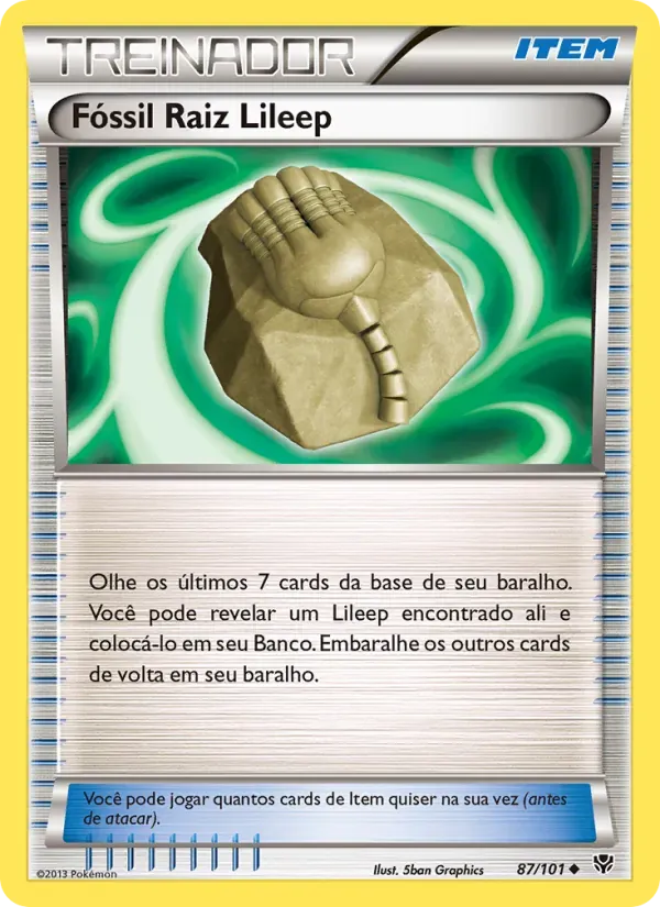 Fóssil Raiz Lileep 87/101 Explosão de Plasma