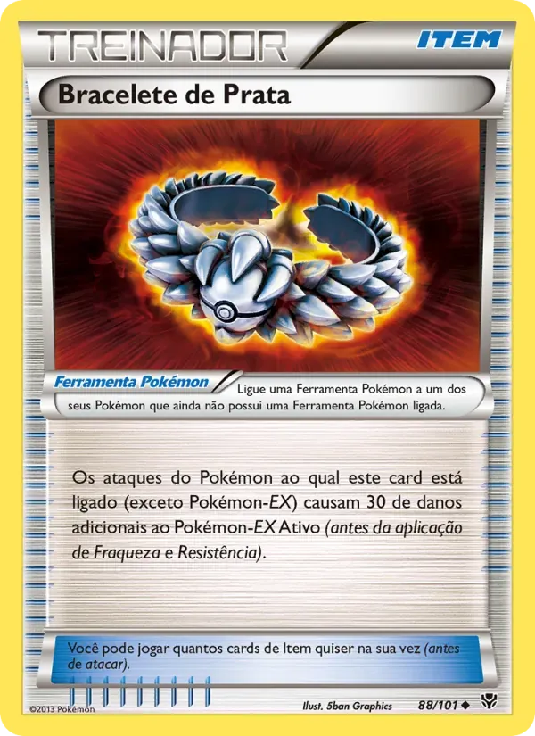 Bracelete de Prata 88/101 Explosão de Plasma