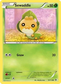Sewaddle 10 Tesouros Lendários