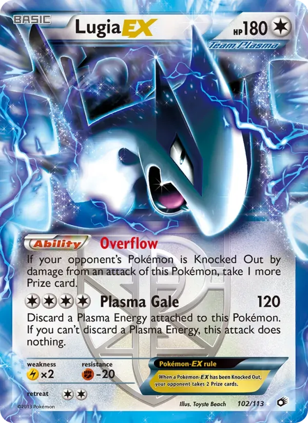 Lugia-EX 102/113 Tesouros Lendários