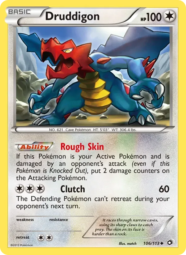Druddigon 106/113 Tesouros Lendários