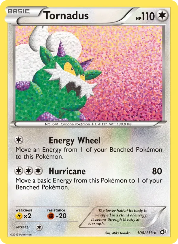 Tornadus 108/113 Tesouros Lendários
