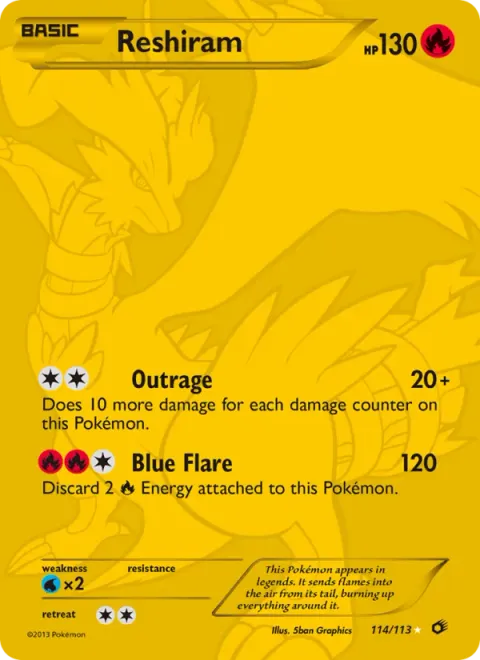 Reshiram 114/113