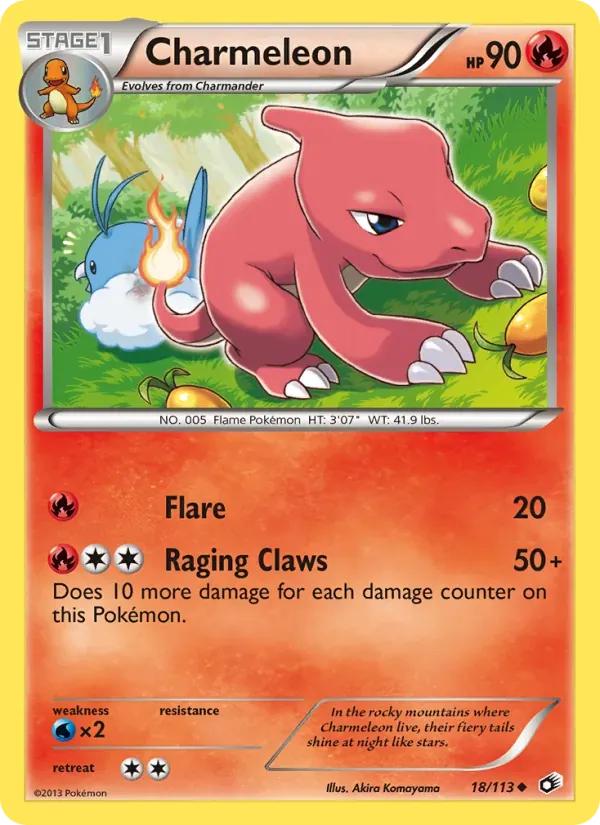 Charmeleon 18/113 Tesouros Lendários