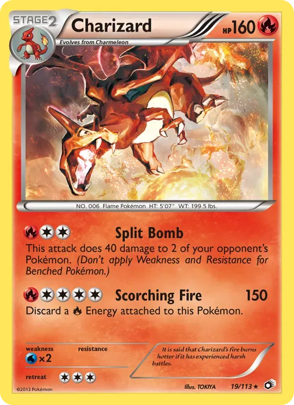 Charizard 19/113 Tesouros Lendários