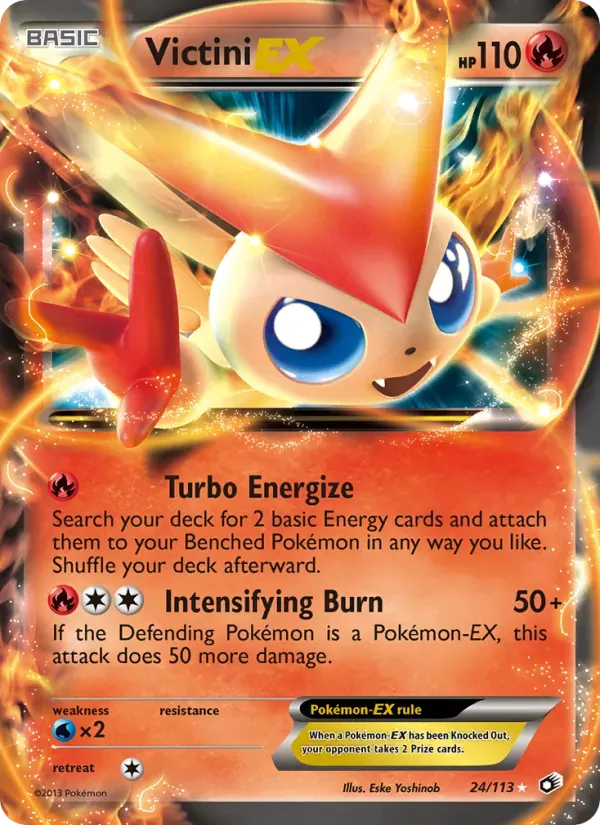 Victini-EX 24/113 Tesouros Lendários