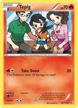 Tepig 25 Tesouros Lendários