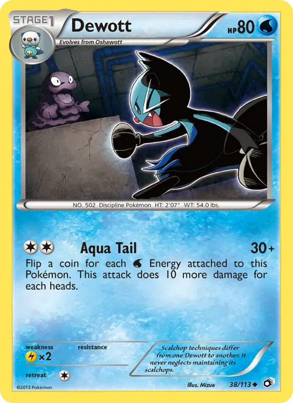 Dewott 38/113 Tesouros Lendários