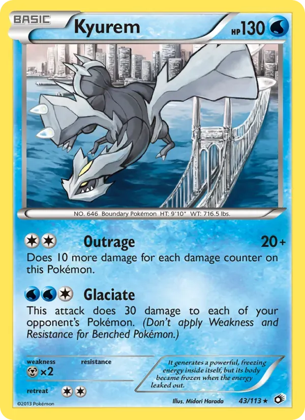 Kyurem 43/113 Tesouros Lendários