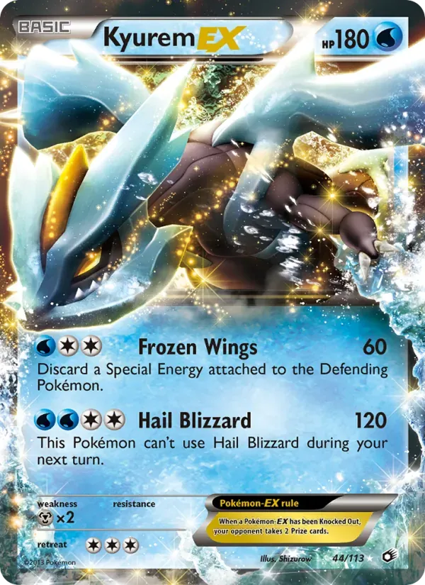 Kyurem-EX 44/113 Tesouros Lendários