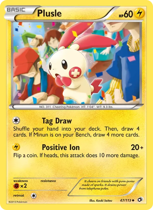 Plusle 47/113 Tesouros Lendários