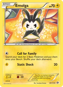 Emolga 49 Tesouros Lendários