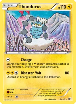 Thundurus 50 Tesouros Lendários