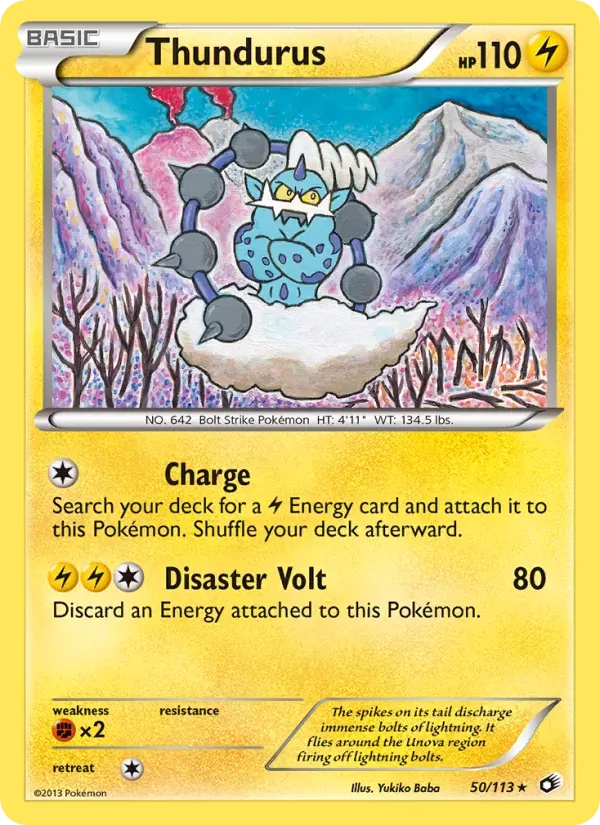 Thundurus 50/113 Tesouros Lendários