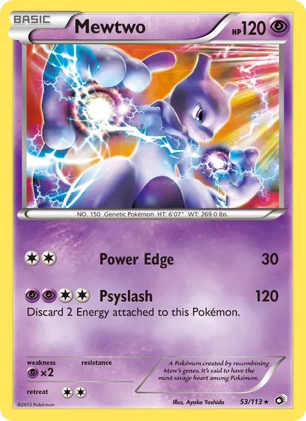 Mewtwo 53/113 Tesouros Lendários