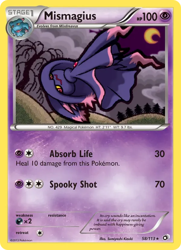 Mismagius 58/113 Tesouros Lendários