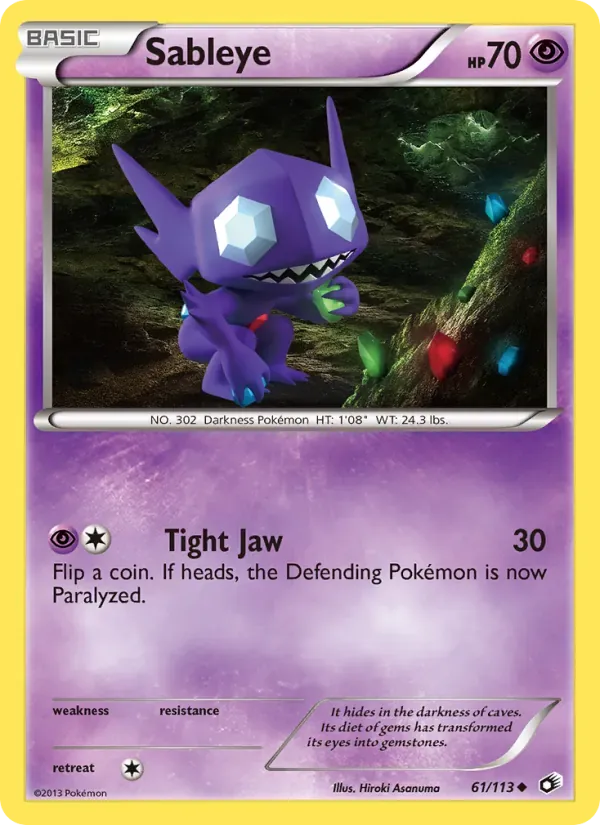 Sableye 61/113 Tesouros Lendários