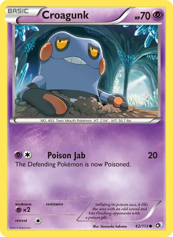 Croagunk 62/113 Tesouros Lendários