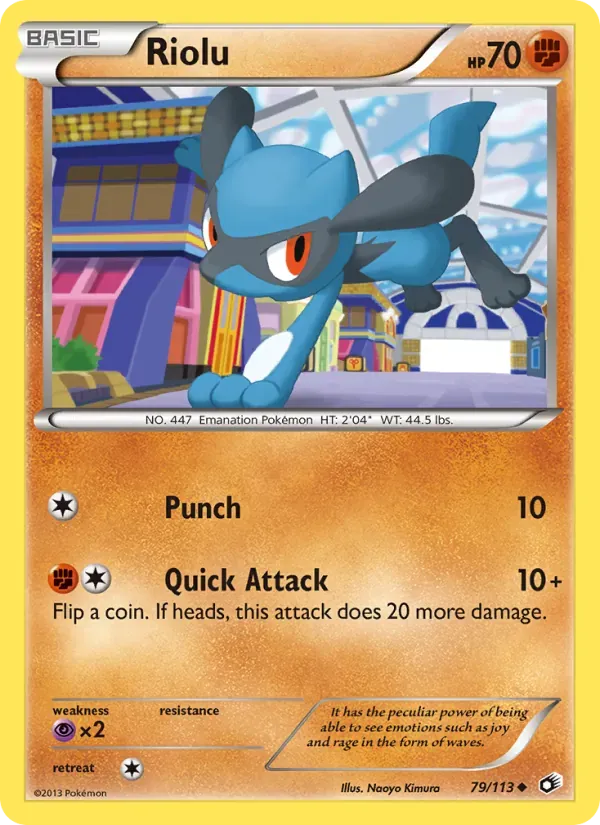 Riolu 79/113 Tesouros Lendários