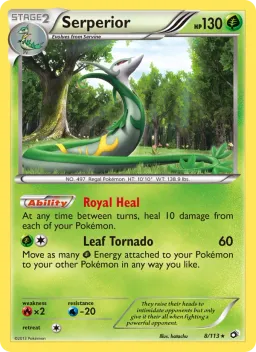 Serperior 8 Tesouros Lendários