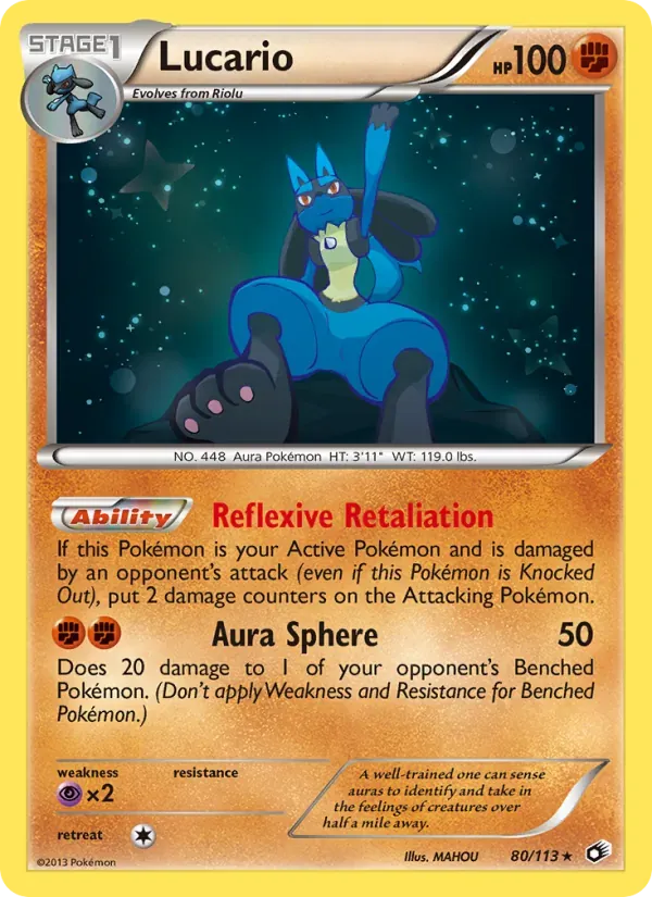 Lucario 80/113 Tesouros Lendários