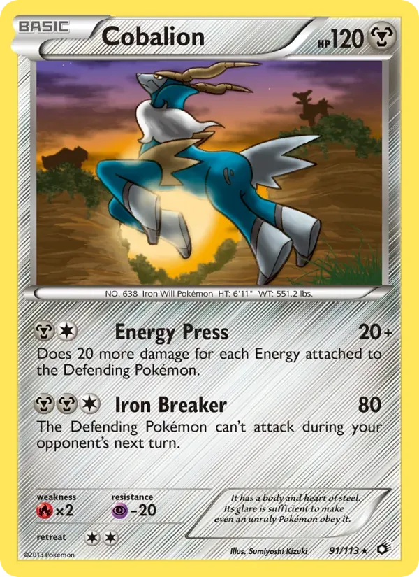 Cobalion 91/113 Tesouros Lendários