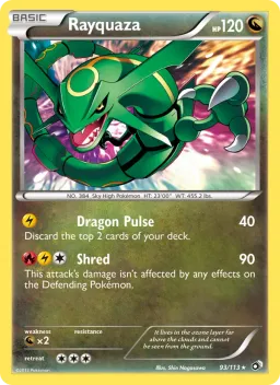 Rayquaza 93 Tesouros Lendários