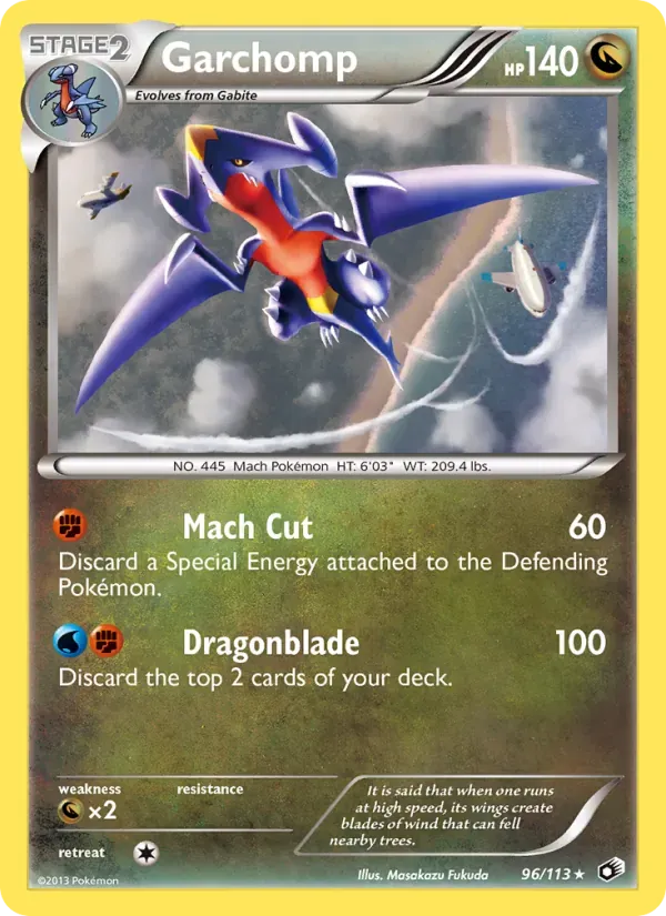 Garchomp 96/113 Tesouros Lendários