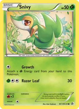 Snivy RC1 Tesouros Lendários