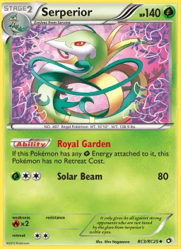 Serperior RC3 Tesouros Lendários