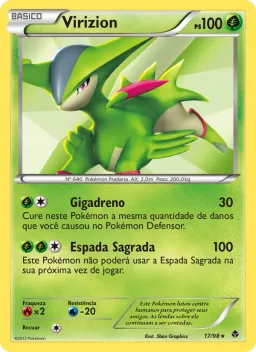 Virizion 17 Poderes Emergentes
