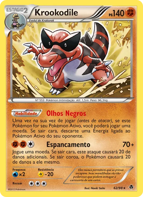 Krookodile 62/98 Poderes Emergentes