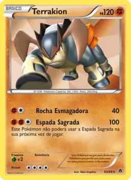 Terrakion 63 Poderes Emergentes