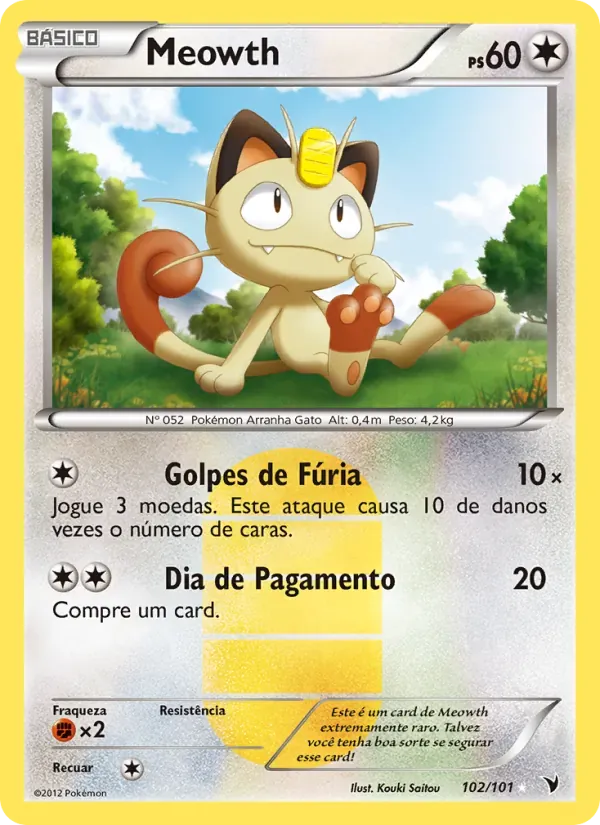 Meowth 102/101 Vitórias Nobres