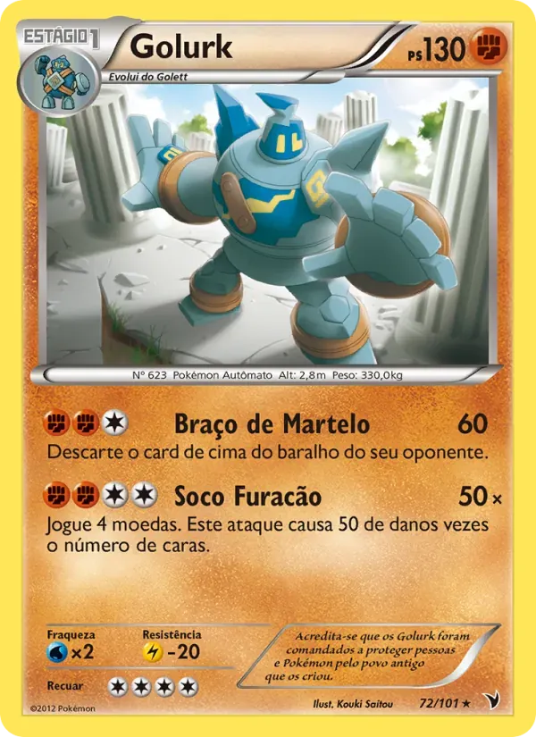 Golurk 72/101 Vitórias Nobres