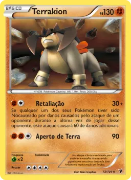 Terrakion 73 Vitórias Nobres