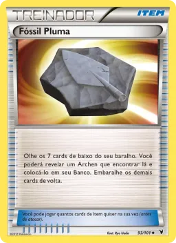 Fóssil Pluma 93 Vitórias Nobres