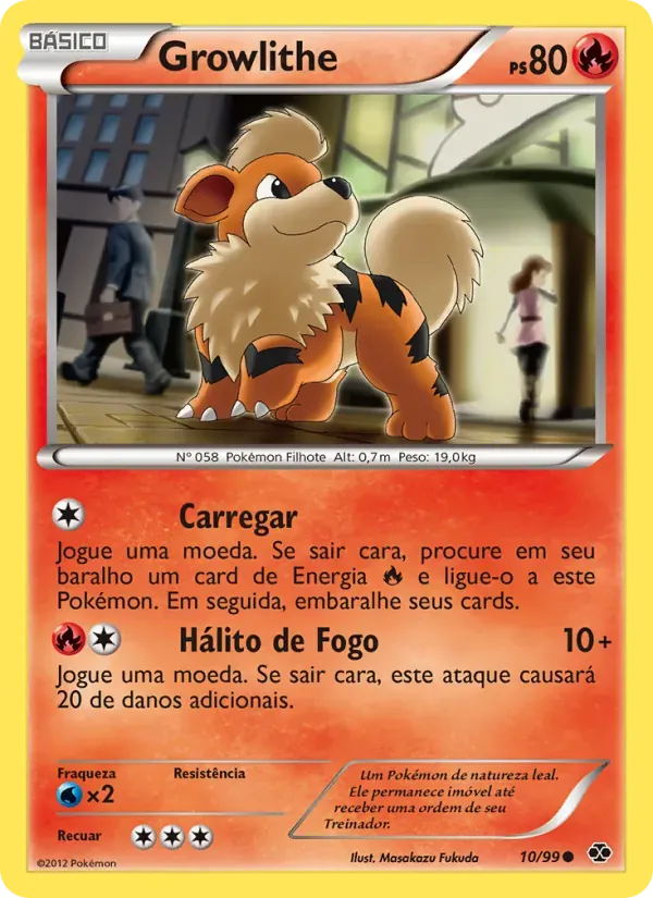 Growlithe 10/99 Próximos Destinos