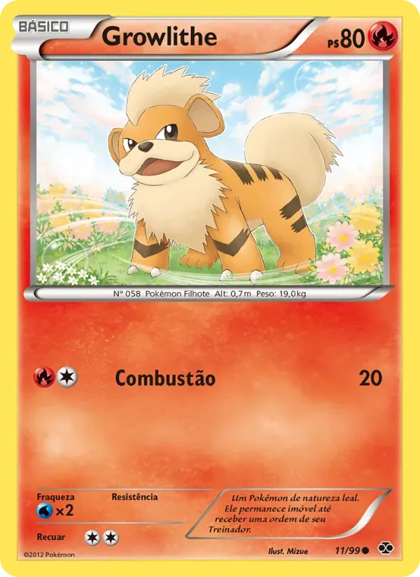 Growlithe 11/99 Próximos Destinos