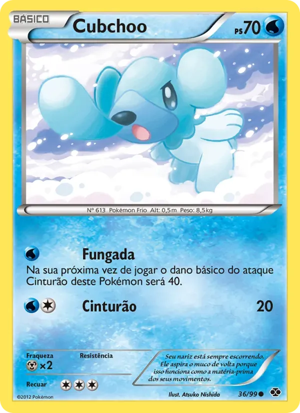 Cubchoo 36/99 Próximos Destinos