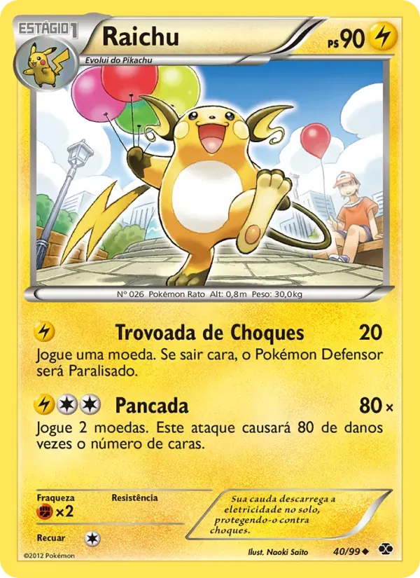 Raichu 40/99 Próximos Destinos