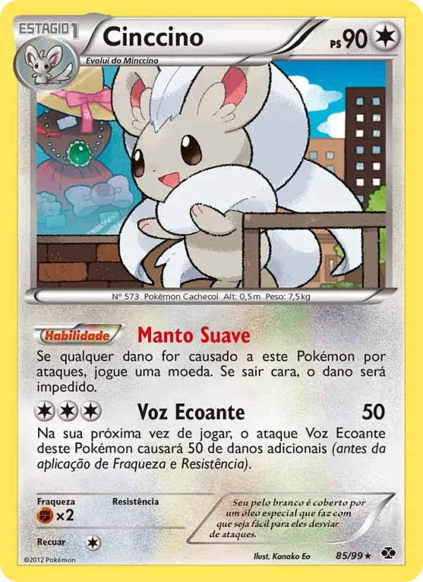 Cinccino 85/99 Próximos Destinos