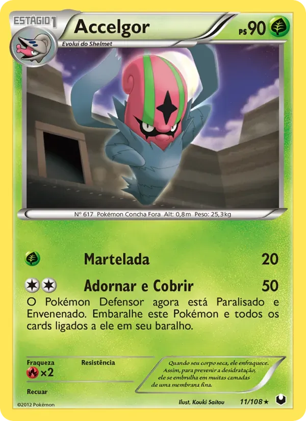 Accelgor 11/108 Exploradores da Escuridão
