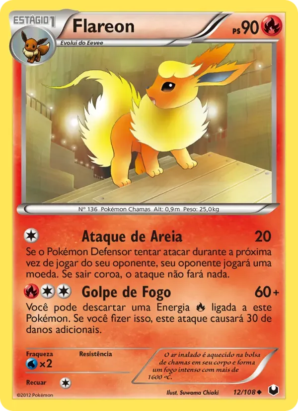Flareon 12/108 Exploradores da Escuridão