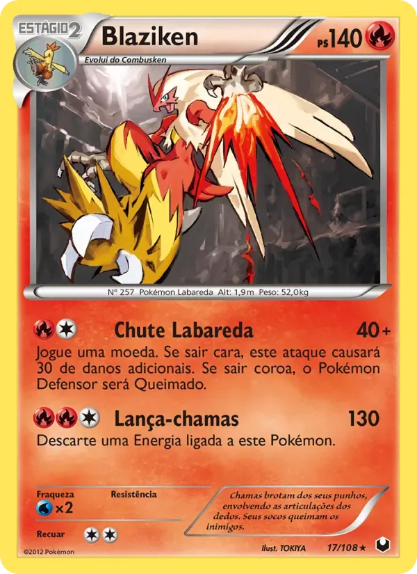 Blaziken 17/108 Exploradores da Escuridão