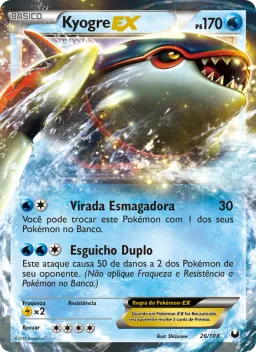 Kyogre-EX 26 Exploradores da Escuridão